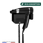 Jvd - Sèche-Cheveux Brittony noir + support frontal base