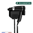 Jvd - Sèche-Cheveux Brittony noir + support frontal PR MT