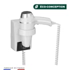 Jvd - Sèche-Cheveux Clipper blanc + support PR MT