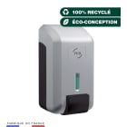 Jvd - Distributeur Savon Cleanline gel gris métal - Compatible savon toute marque
