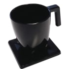 Jvd - Plateau Maestro 1 tasse 200ml/1 soucoupe noire