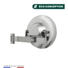 Jvd - Miroir Cosmos lumineux chromé bras plat