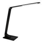 Jvd - Lampe de bureau Beacon en aluminium avec chargeur à induction et prise USB