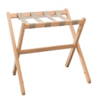Jvd - Rack à bagage Berengere en bois de hêtre et lin 100% fabriqué en France.