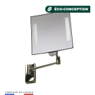 Jvd - Miroir GALAXY lumineux bras tubulaire