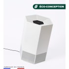 Jvd - Purificateur d'air professionnel Shield Blanc Crème, fabriqué en France.