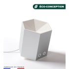 Jvd - Purificateur d'air personnel Shield Compact Blanc Crème, fabriqué en France.