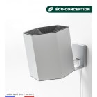 Jvd - Purificateur d'air Shield Compact Noir Mat avec support mural, fabriqué en Franc