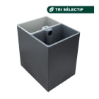 Jvd - Corbeille tri rectangulaire 2 bacs