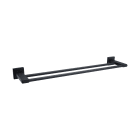 Jvd - Argo porte-serviettes double noir mat