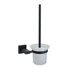 Jvd - Argo porte balayette WC mural Inox noir mat