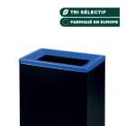 Jvd - Couvercle bleu pour collecteur métal de tri 40L