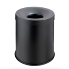 Jvd - Poubelle antifeu 14L noir certifiée (Ignifuger & CNPP), base en caoutchouc, fabr