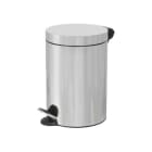 Jvd - Poubelle à pédale 3L en Inox finition miroir