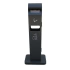 Jvd - Totem Cendrier 2L + poubelle 8L sur pied