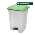 Jvd - Container 45L blanc couvercle vert