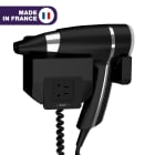 Jvd - Sèche-Cheveux BRITTONY noir + support frontal PR MT