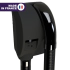 Jvd - Sèche-Cheveux CARAÏBE Prise Rasoir noir mat