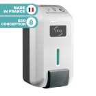 Jvd - Distributeur de gel nettoyant WC manuel Cleanline blanc 700 ml. Avec un bouton p