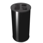 Jvd - COLLECTEUR 60L noir 3 bacs