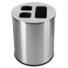 Jvd - COLLECTEUR 40L inox brossé 3 bacs