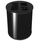 Jvd - COLLECTEUR 40L noir 3 bacs