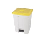 Jvd - CONTAINER 70L blanc couvercle jaune
