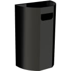 Jvd - POUBELLE murale demi-lune 20L noire