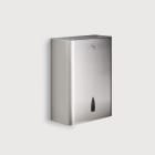 Jvd - Distributeur Yaliss Inox Essuie-mains avec un capot en inox anti-vandalisme.