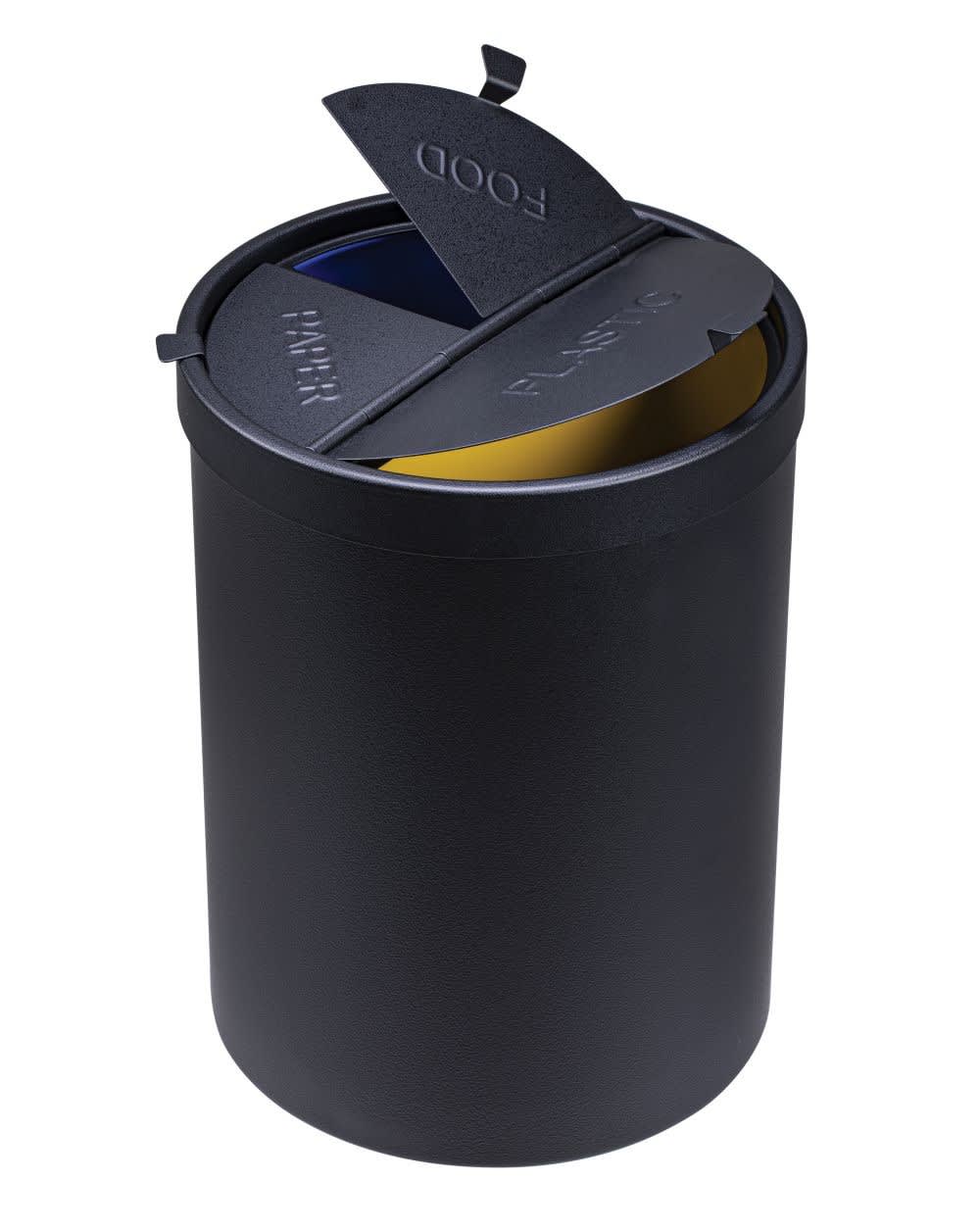 Jvd - COUVERCLE POUR CORBEILLE DE TRI SELECTIF 3 FLUX