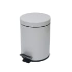 Jvd - COLLECTEUR à pédale 3L métal blanc
