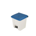 Jvd - CONTAINER 30L blanc couvercle bleu