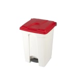 Jvd - CONTAINER 45L blanc couvercle rouge