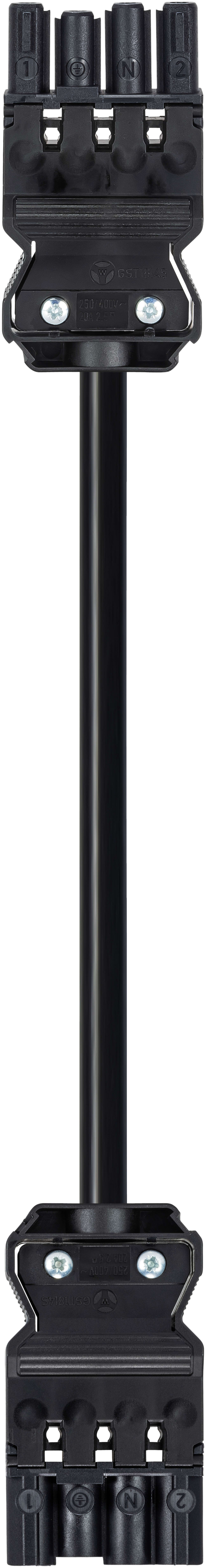 Wieland - Cordon GST18i4 5m M/F 1,5² HO5Z1Z1F Noir (Cca)