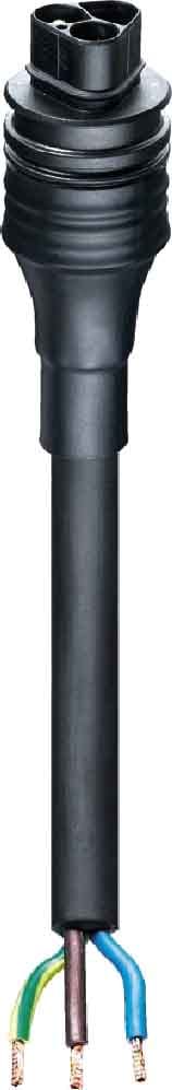 Wieland - cordon RST20i3 2m M/- 2,5² HO7RNF Gris clair
