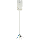 Wieland - Cordon GST18i4 20m M/- 1,5² HO5VVF blanc (Eca)