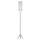 Wieland - cordon GST18i3 4m F/- 1,5² HO5Z1Z1F Blanc ss halogène (Eca)