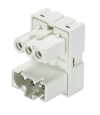Wieland - coupleur intermédGST15i3z 1p1u w blanc