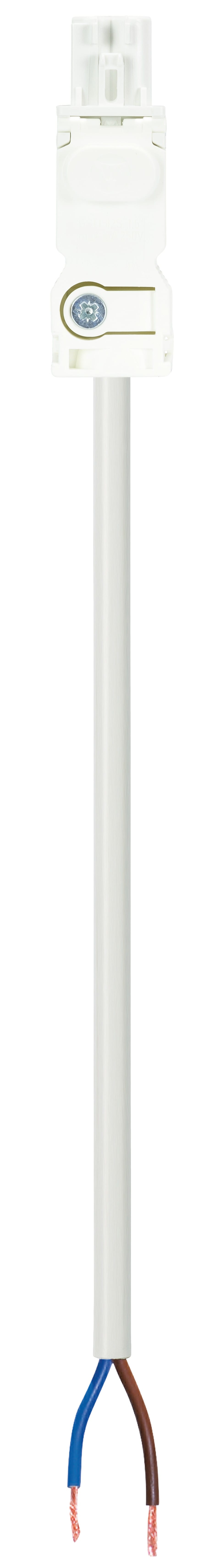 Wieland - cordon GST15i2 0,5m f/- 1,5² HO5VVf blanc (Eca)