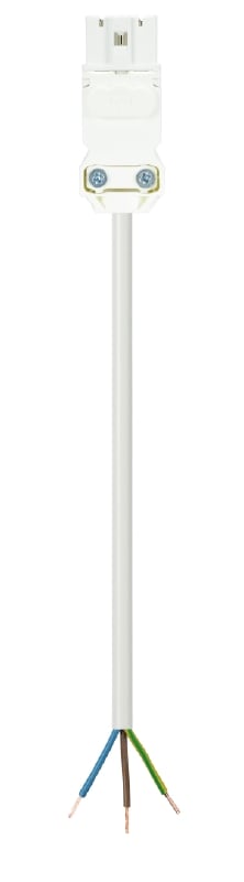 Wieland - cordon GST15i3 6m m/- 1,5² HOZ1Z1f blanc ss halogène (Eca)