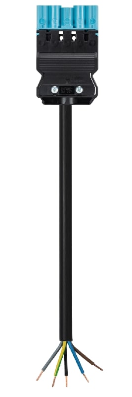 Wieland - Cordon GST18i5 M/- 11m HO5VVF 5G2,5 bleu pastel (Eca)