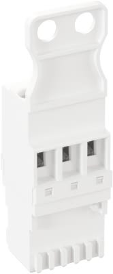 Wieland - connecteur rast5 femelle 3 pôles séries 8105 b sortie verticale c0 avec languet