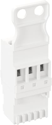 Wieland - connecteur rast5 femelle 3 pôles séries 8105 c1 b sortie verticale blanc avec la