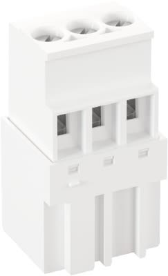 Wieland - connecteur rast5 femelle 2 pôles séries 8105 fuvl sortie verticalec1 blanc no fl