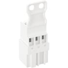 Wieland - connecteur rast5 femelle 2 pôles séries 8105 fuvla c1 blanc avec languette no fl