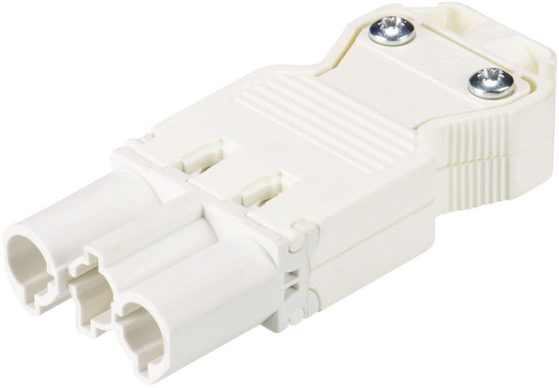 Wieland - connecteur GST18i3 mâle à Vis Blanc monté