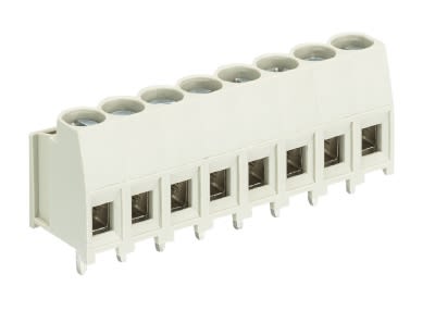 Wieland - connecteur PCB 5 pôles séries 8191 r sortie horizontale pas de 5,00mm avec marqu