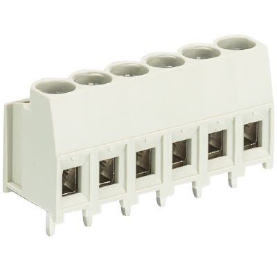 Wieland - connecteur PCB 5 pôles séries 8291 r sortie horizontale pas de 5,08mm sans marqu