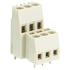 Wieland - connecteur PCB 22 pôles double étage séries 8291 e sortie horizontale pas de 5,0