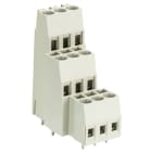 Wieland - connecteur PCB 33 pôles triple étage séries 8291 d sortie horizontale pas de 5,0